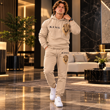Load image into Gallery viewer, Men’s Premium KING Lion Co-Ord Set – Hoodie & Joggers