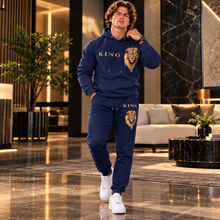 Load image into Gallery viewer, Men’s Premium KING Lion Co-Ord Set – Hoodie & Joggers