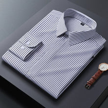 Load image into Gallery viewer, Executive Line Pinstripe Cotton Shirt