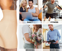 Load image into Gallery viewer, Men's High-Waisted Butt Lifter Shapewear