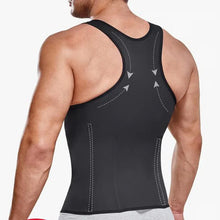Load image into Gallery viewer, Men's slimming vest with zipp