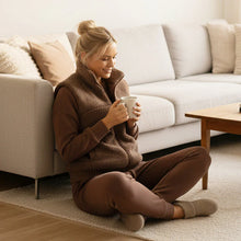 Load image into Gallery viewer, Your New Go-To Winter Outfit – 3-Piece Warm Knit Lounge Set That Keeps You Cozy, Chic & Confident All Day