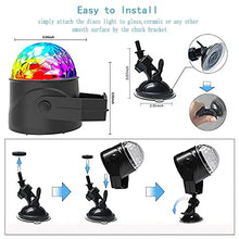 Load image into Gallery viewer, Colorful Rotating Magic Disco Ball Light