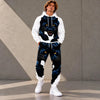 Tiger Graphic Hoodie Jogger Set