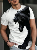 3D Print Casual Sports T-Shirt