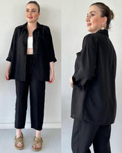 Load image into Gallery viewer, Shirt Collar Drop Shoulder Shirt &amp; Trousers Co-Ords

