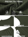 COOFANDY Men Knit Beach Set