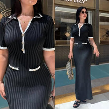 Load image into Gallery viewer, Women's Summer Dress - Classic Elegance with a Modern Twist
