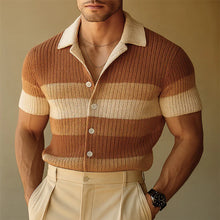 Load image into Gallery viewer, Men&#39;s Spring Fashion Simple Woven Slim Short Sleeve Shirt
