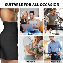 Load image into Gallery viewer, Men's High-Waisted Butt Lifter Shapewear
