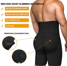 Load image into Gallery viewer, Men's High-Waisted Butt Lifter Shapewear
