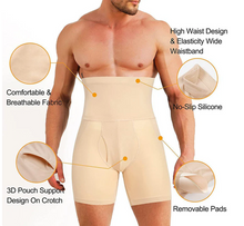 Load image into Gallery viewer, Men's High-Waisted Shapewear
