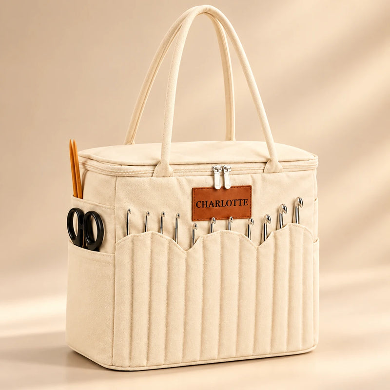 Canvas Yarn Storage Bag