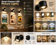 Load image into Gallery viewer, Smart Sensor LED Picture Lights
