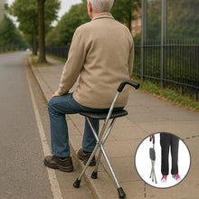 Load image into Gallery viewer, Folding walking stick (One Year Warranty)
