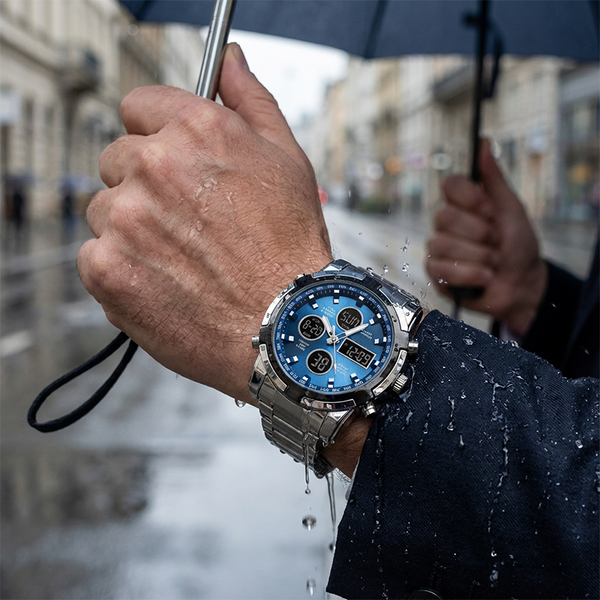 Rugged Dual-Display Tactical Watch