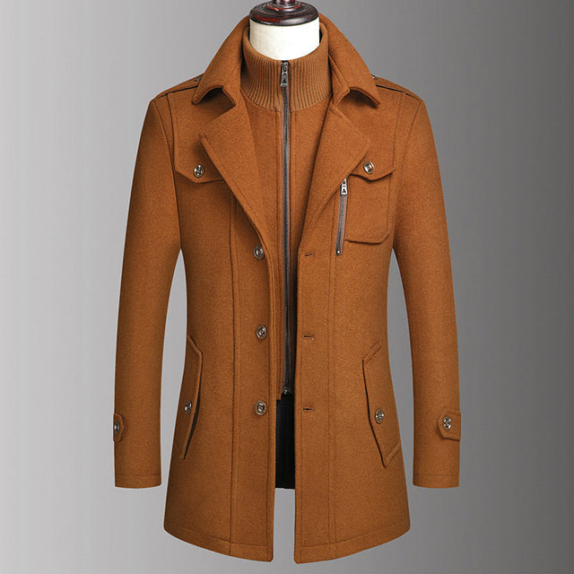 Everyday Classic Wool Trench Coat