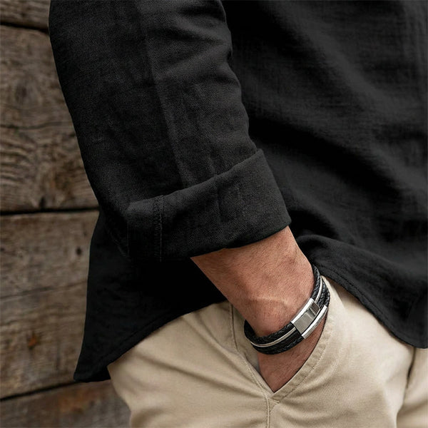 Everyday Modern Lace-Up Cotton Shirt