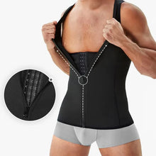 Load image into Gallery viewer, Men's slimming vest with zipp
