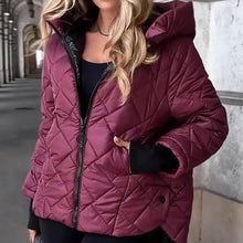 Load image into Gallery viewer, 🔥Warm and casual cotton hooded jacket for women
